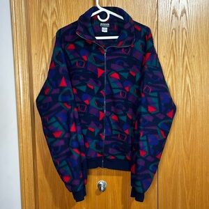 Vintage Vibrant Patterned Women's Cardigan